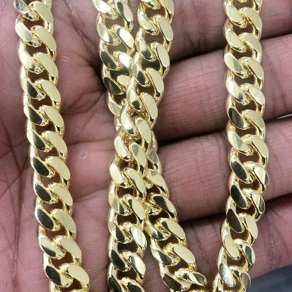 14k Yellow Gold 12mm Miami cuban 26"