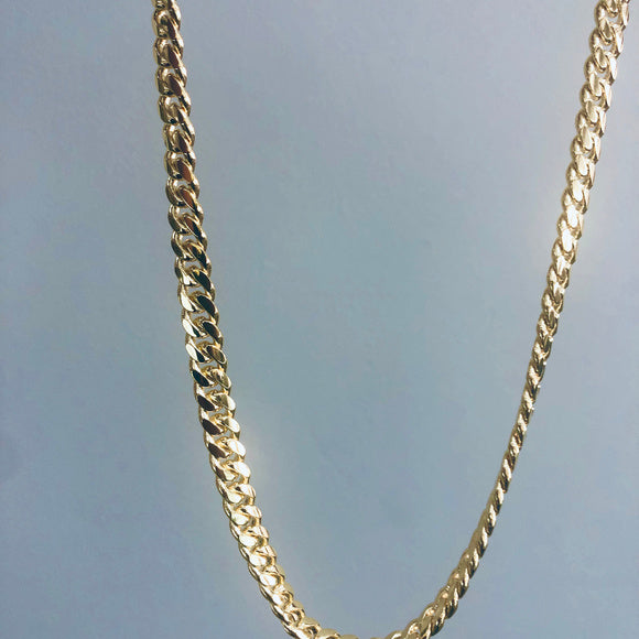 14k Yellow gold 8.3 mm Miami Cuban Chain 28"