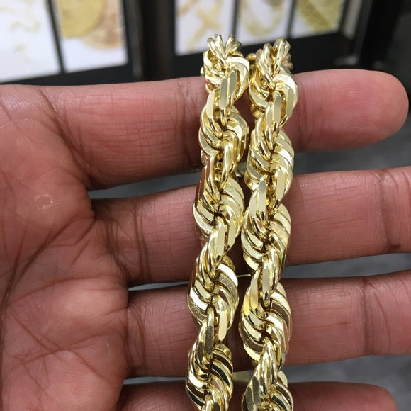 14k Yellow gold 8.3 mm Miami Cuban Chain 28"