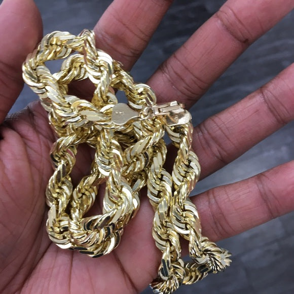 14k Yellow gold 8.3 mm Miami Cuban Chain 28"