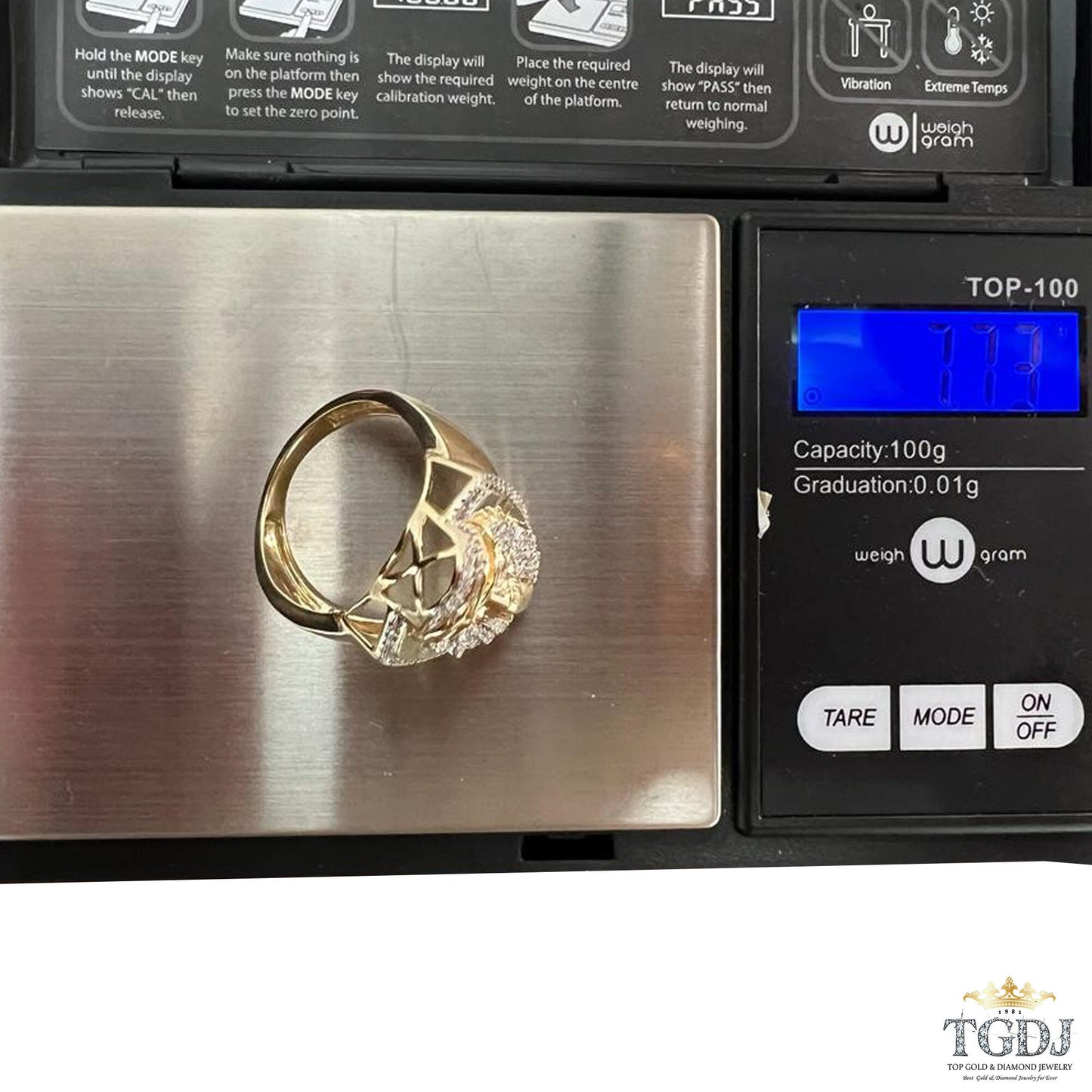 10k Yellow Gold Signet Christ Jesus 0.24 ct Diamond Mens Ring , Christian ,Christian Gift Jewelry ,Religious Relief Jesus Gift Mens Rings