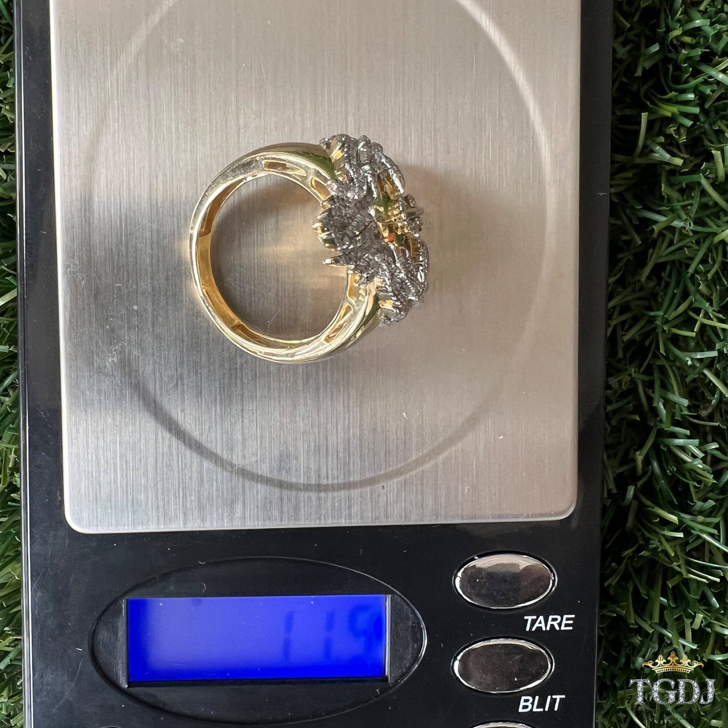 10K Yellow Gold Double Headed Eagle Ring, Diamond Ring Men, Men's Diamond Rings, Men Signet Ring, Eagle Ring, Double-headed Eagle Jewellery